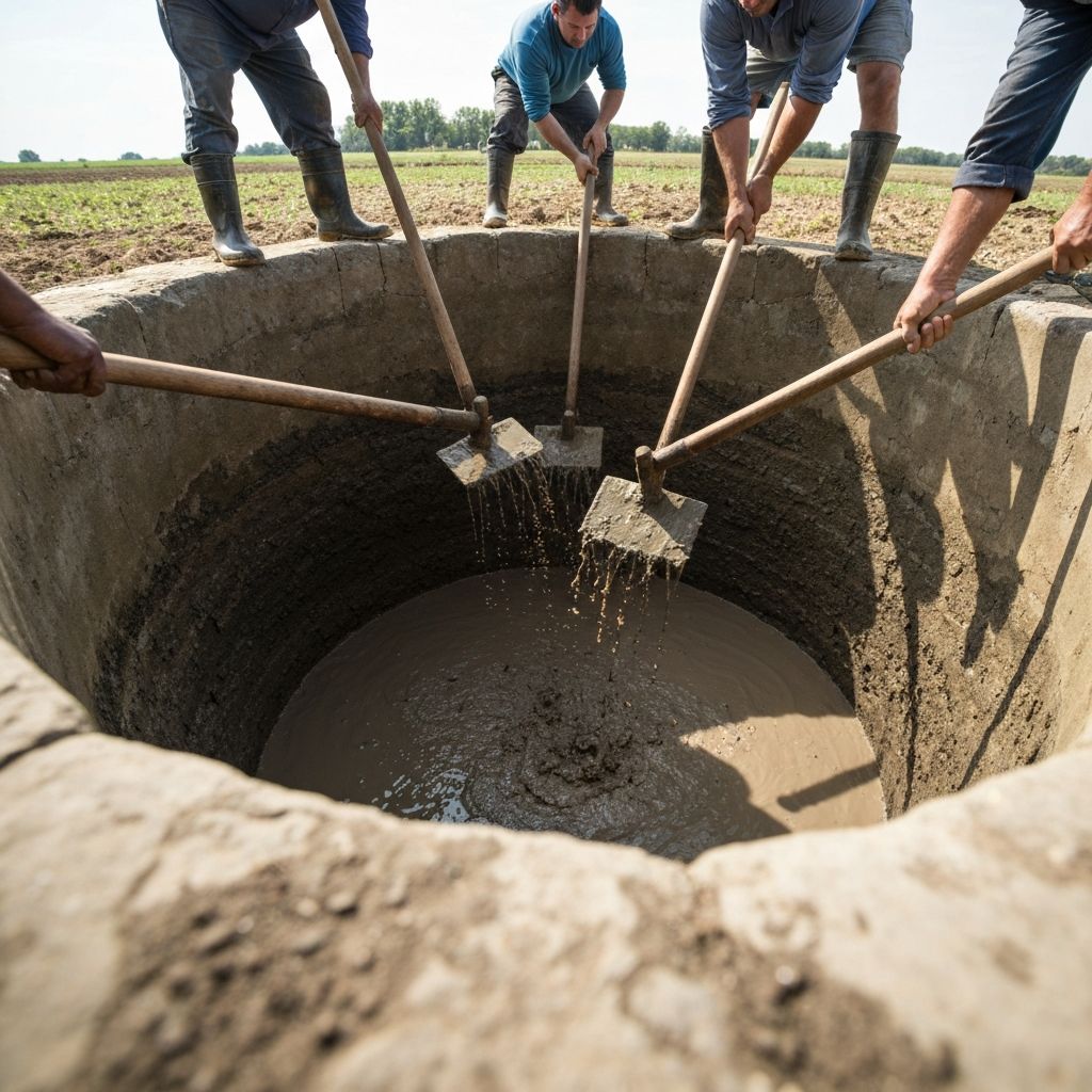 Углубление и чистка колодца
